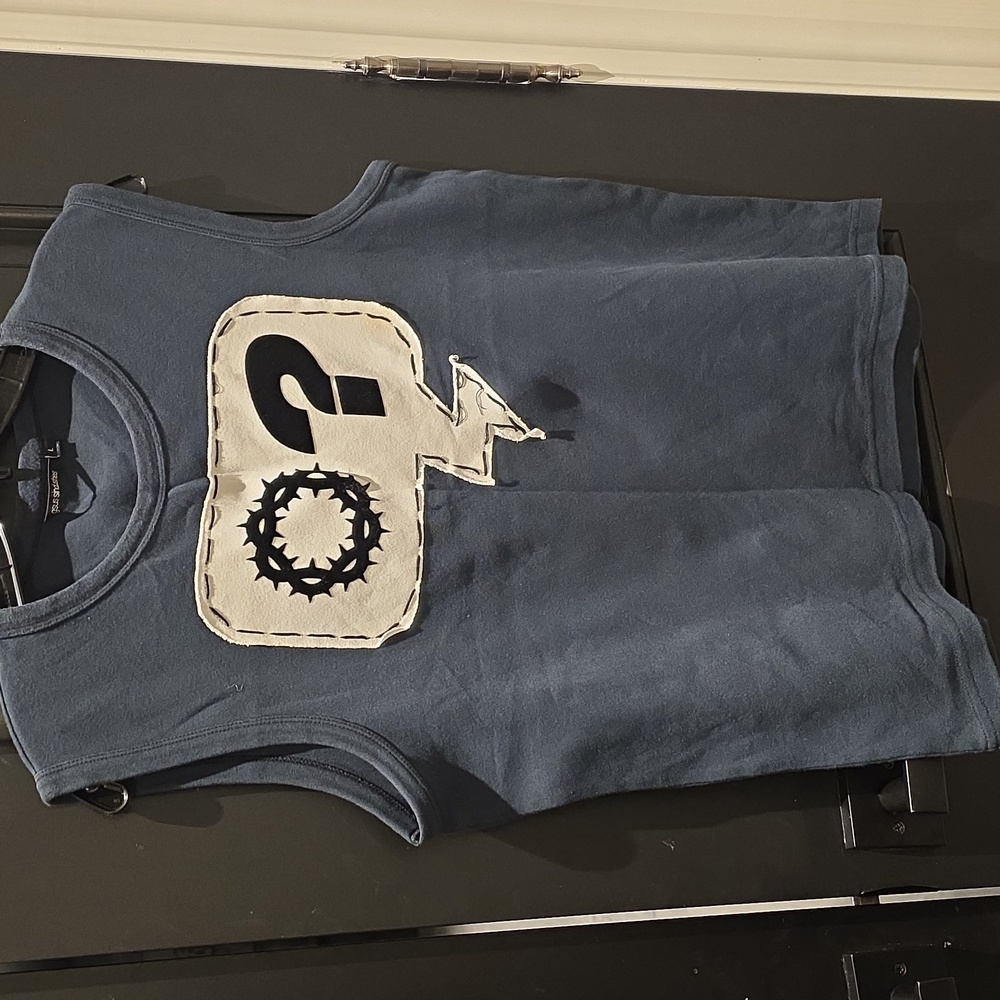 Gsus Sindustries Men's Navy  Sleeveless Shirt